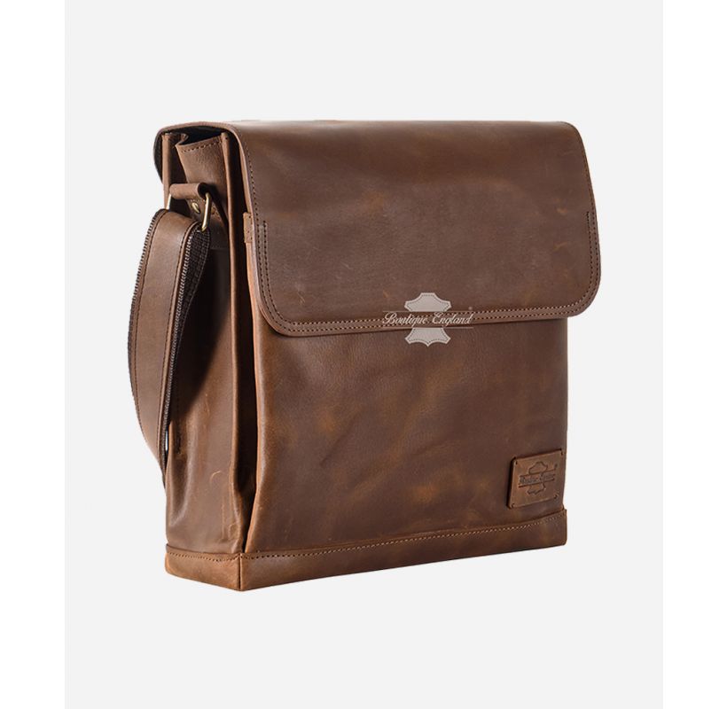 crossbody ipad travel bag Men's Vintage Leather Crossbody Bag Small Ipad Travel bag