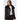 Taillierte Damen-Schaffelljacke Schwarz Klassische B3-Jacke mit Sharling-Pelzkragen