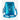 Umhängetasche für Damen, klein, metallisch, elektrisch, blau, Lederhandtasche, Reisegeldbörse